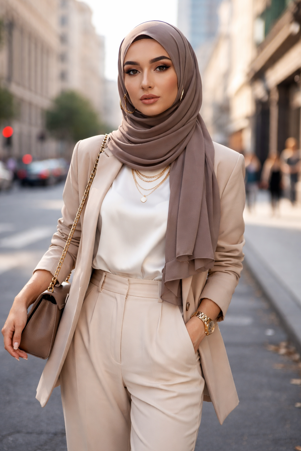 Photo femme hijab moderne pour site